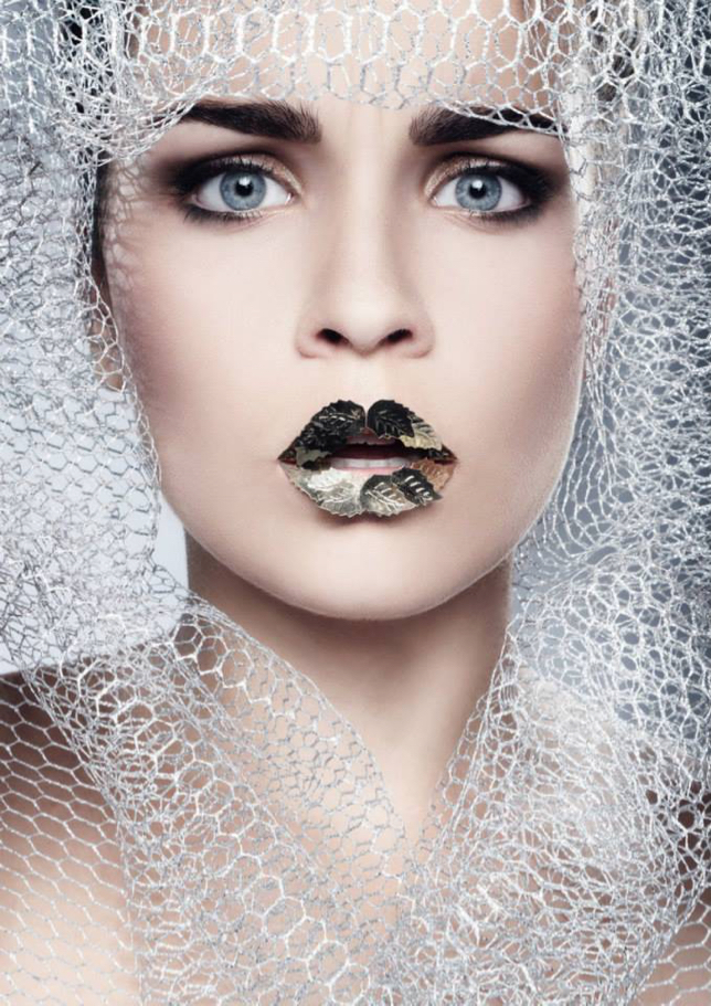 Makeup - Ľudmila Piptová, foto - Lucia Humer, model - Sára